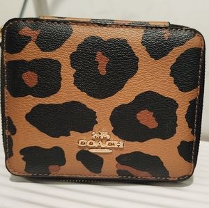 NEW Coach Leather Travel Jewelry Case